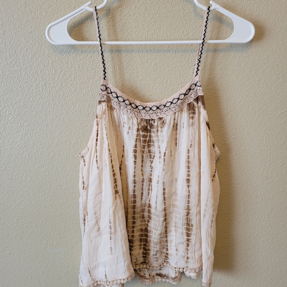 American Eagle Tie Dye Flowy Tank Top, L - Picture 4 of 4